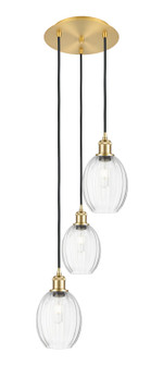 Ballston Three Light Pendant in Satin Gold (405|113B3PSGG4596CL)
