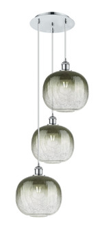Ballston Three Light Pendant in Polished Chrome (405|113B3PPCG48110SL)