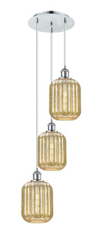 Ballston Three Light Pendant in Polished Chrome (405|113B3PPCG4607ME)