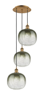 Ballston Three Light Pendant in Brushed Brass (405|113B3PBBG48110SL)
