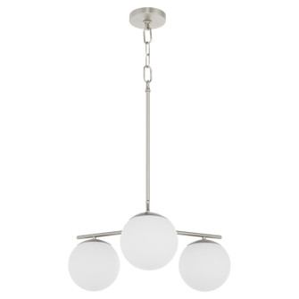 Jasper Three Light Chandelier in Satin Nickel (19|639365)