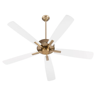 Ovation 60''Ceiling Fan in Aged Brass|Studio White (19|4605806)