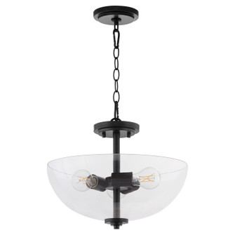 Adams Three Light Dual Mount in Matte Black (19|28001559)