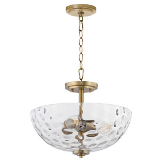 Adams Three Light Dual Mount in Aged Brass (19|280015280)