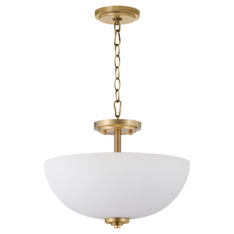 Adams Three Light Dual Mount in Aged Brass (19|280015180)