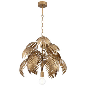One Light Pendant in Antique Brass (208|10909)