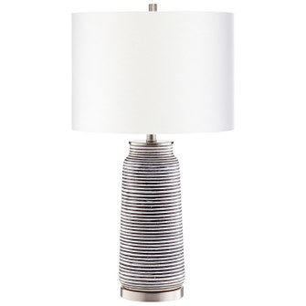 One Light Table Lamp in Satin Nickel (208|10544)