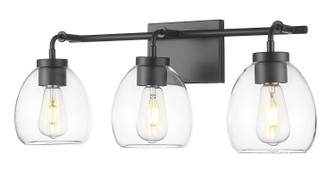 Dawes Three Light Vanity in Matte Black (106|IN40062BK)