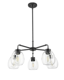 Dawes Five Light Chandelier in Matte Black (106|IN20063BK)