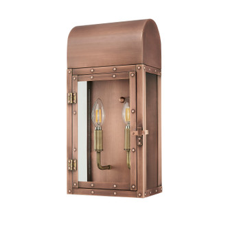 Spencer Two Light Wall Lantern in Antique Copper (106|1012CP)