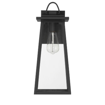 Ivory Dusk One Light Outdoor Wall Mount in Matte Black (47|46055)