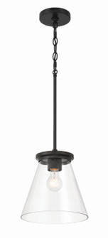 Connell One Light Pendant in Flat Black (46|60492FB)