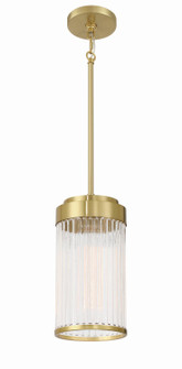 Whittley One Light Pendant in Satin Brass (46|60192SB)