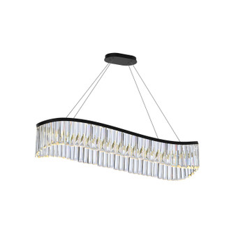 Jules LED Island Pendant in Black (78|AC12204BK)