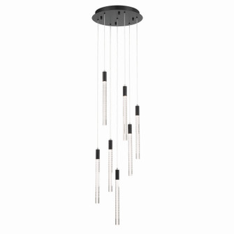 Celine LED Chandelier in Black (78|AC12147BK)