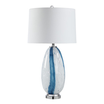 Solis Table Lamp in Clear And Blue (443|LPT1418EV)