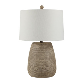 Optima Table Lamp in Faux Ribbed Stone Texture (443|LPT1378EV)