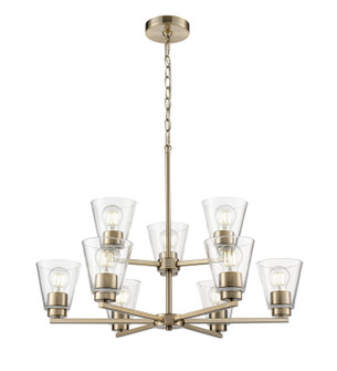 Strayhan Nine Light Chandelier in Modern Gold (59|64109MG)
