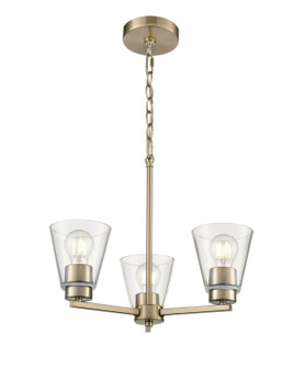 Strayhan Three Light Chandelier in Modern Gold (59|64103MG)