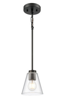 Strayhan One Light Mini Pendant in Matte Black (59|64101MB)
