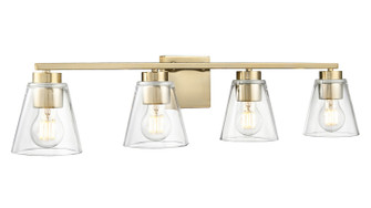 Strayhan Four Light Vanity in Modern Gold (59|64004MG)