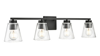 Strayhan Four Light Vanity in Matte Black (59|64004MB)