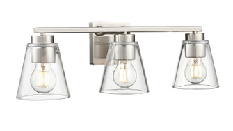 Strayhan Three Light Vanity in Brushed Nickel (59|64003BN)