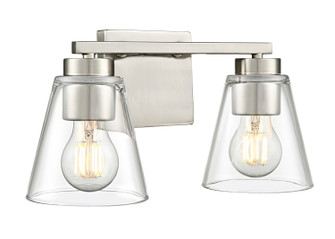Strayhan Two Light Vanity in Brushed Nickel (59|64002BN)