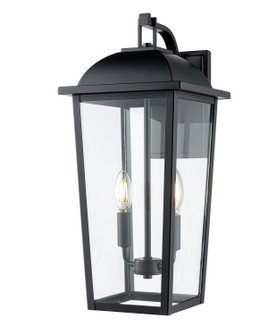 Houston Two Light Outdoor Wall Lantern in Powder Coated Black (59|6302PBK)