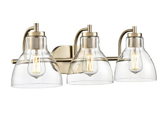Knightsdale Three Light Vanity in Modern Gold (59|6203MG)
