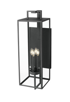 Lamont Four Light Outdoor Wall Sconce in Textured Black (59|280004TBK)