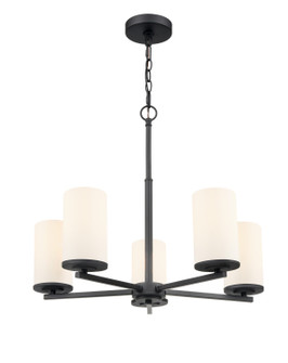 Verlana Five Light Chandelier in Matte Black (59|2715WGMB)