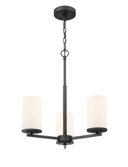 Verlana Three Light Chandelier in Matte Black (59|2713WGMB)