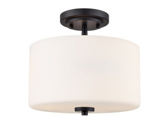 Verlana Two Light Semi-Flush Mount in Matte Black (59|2710WGMB)