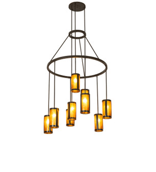 Cartier Nine Light Chandelier in Timeless Bronze (57|284701)