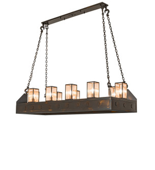 Cassidy Ten Light Pendant in Old Copper Pot (57|282533)