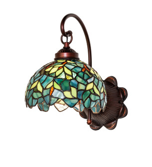 Nightfall Wisteria One Light Wall Sconce in Mahogany Bronze (57|244801)