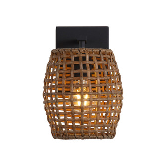 Weavelight One Light Wall Sconce in Natural Black (62|30001WNBMAW)