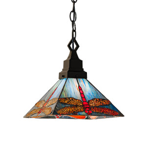 Prairie Dragonfly One Light Pendant in Mahogany Bronze (57|287162)