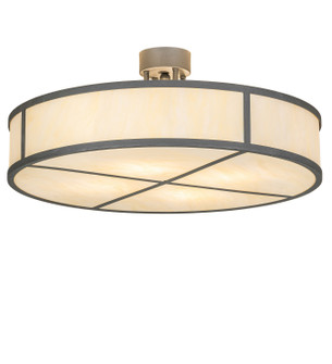 Cilindro Four Ligh Semi-Flush Mount in Textured Gunmetal (57|285602)