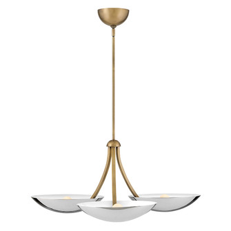 Glenn LED Chandelier in Heritage Brass (138|FR41646HBCM)