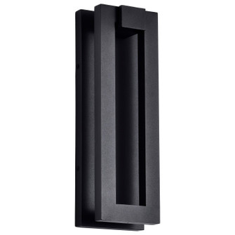 Crew LED Outdoor Wall Sconce in Sand Black (72|622301)