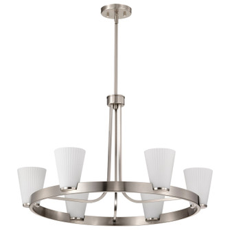 Royale Five Light Chandelier in Brushed Nickel (72|608736)