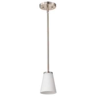 Royale One Light Mini Pendant in Brushed Nickel (72|608737)