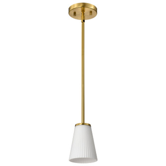 Royale One Light Mini Pendant in Burnished Brass (72|608727)