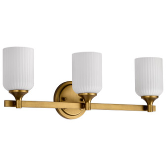 Solara Three Light Vanity in Natural Brass (72|608663)