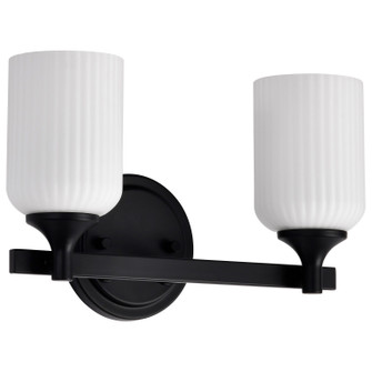 Solara Two Light Vanity in Matte Black (72|608642)
