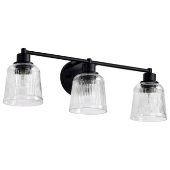 Grayson Three Light Vanity in Matte Black (72|608603)