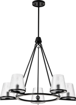 Valentine Five Light Chandelier in Black (72|608258)