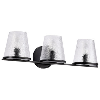 Valentine Three Light Vanity in Black (72|608253)